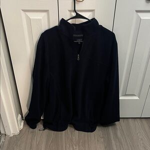 Croft & Barrow Women's Navy Half-Zip Sweater